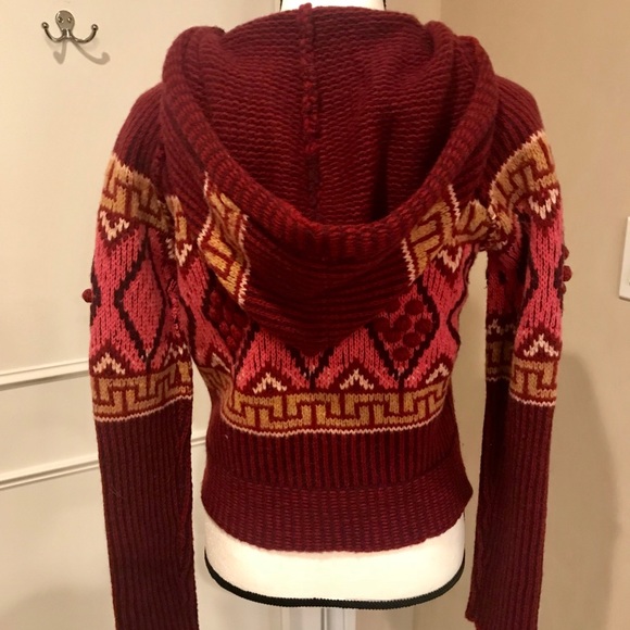Knit Free People hooded sweater - Picture 2 of 3